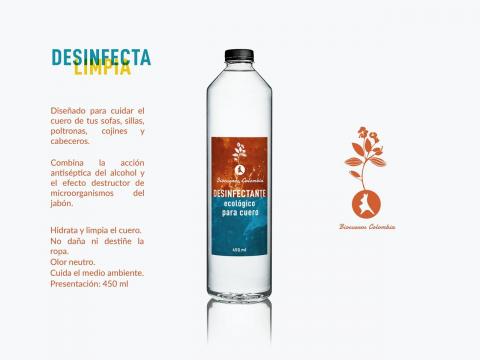 Ecological disinfectant and cleaner for leather Image