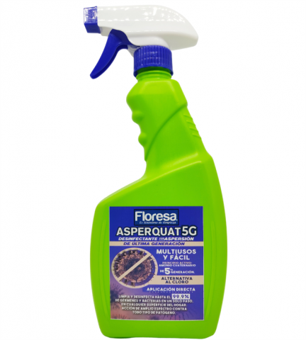 DISINFECTANT BY SPRAY LATEST GENERATION ASPERQUAT 5G Image