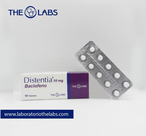 Distentia baclofen 10mg * 50 tablets Image