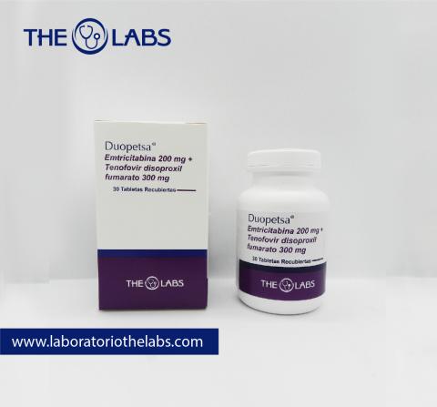 Duopetsa tenofovir emtricitabine 300 mg 200 mg * 30 tablets Image
