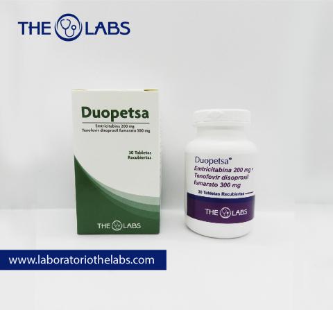 Duopetsa tenofovir emtricitabine 300 mg 200 mg * 30 tablets Image