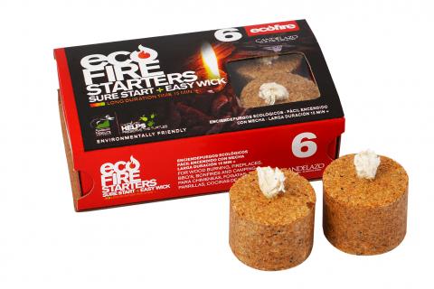 Long Duration Time Ecological Firestarter x 6 units. Image