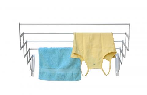 5012 4 tubes cold rolled expandable wallmounted drying rack Image