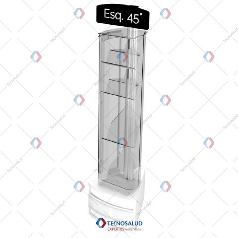 45 GRADES CORNER CABINET Image