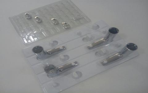 Trays for transport and protection of injected parts Image