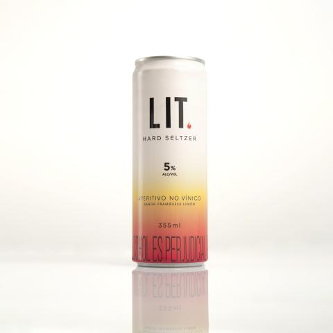 LIT Hard Seltzer Raspberry Lime Image