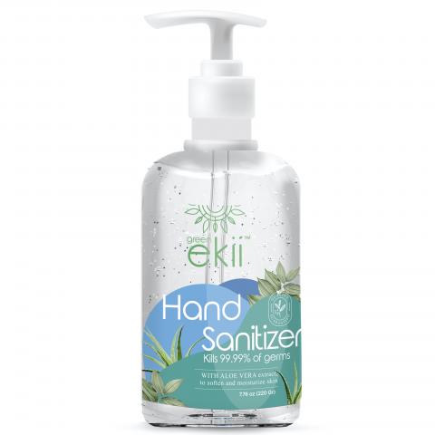 Moisturizing hand sanitizer with aloe vera 8.12 fl oz (240ml) Image