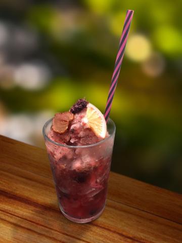 Red fruits Infusions Presentation. Image