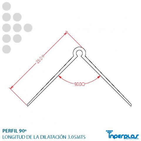 PVC 90 degree angle - corner bead Image
