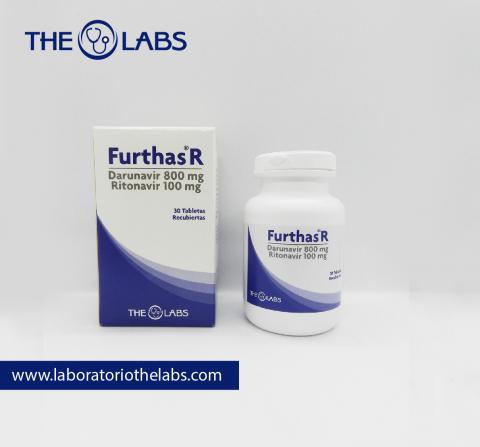 Furthas r darunavir 800 ritonavir 100 mg * 30 tablets Image