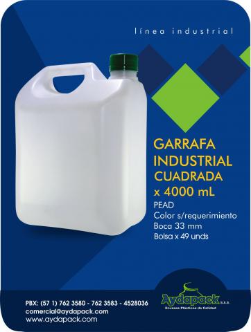 Plastic Containers and plastic tops for industrial products Image