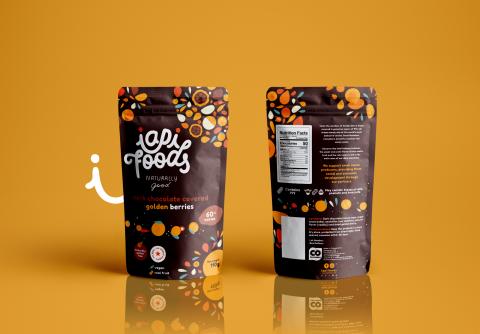 Covered Dehydrated Golden Berries- 40% Cacao (60gr) Image