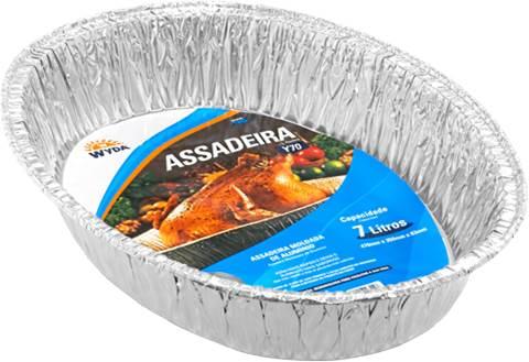 Oval baking foil pan Y70 Image