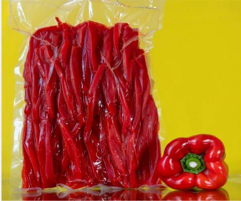 Vacuum packed fruits, vegetables and greens Image