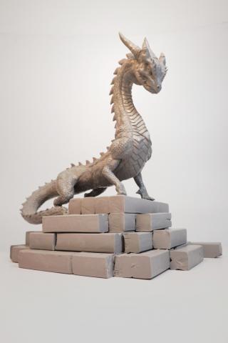 TRADITIONAL GRAY POLYMER CLAY 500 grams Image