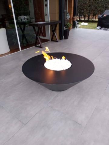 wood fire pit konik Image