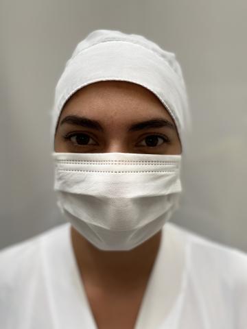 Ultrasound Sealed Three Layer Disposable Face Mask Image