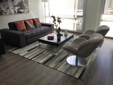 Cowhide patchwork rugs Image