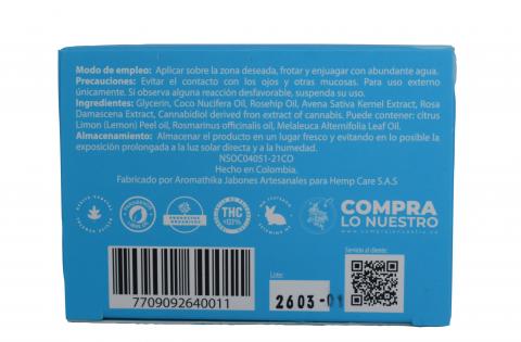 NATURAL SOAP WITH CDB, ROSEHIP AND OATS Image