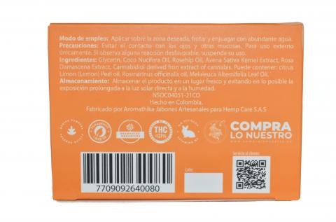 NATURAL SOAP WITH CDB, ROSEHIP AND TURMERIC Image