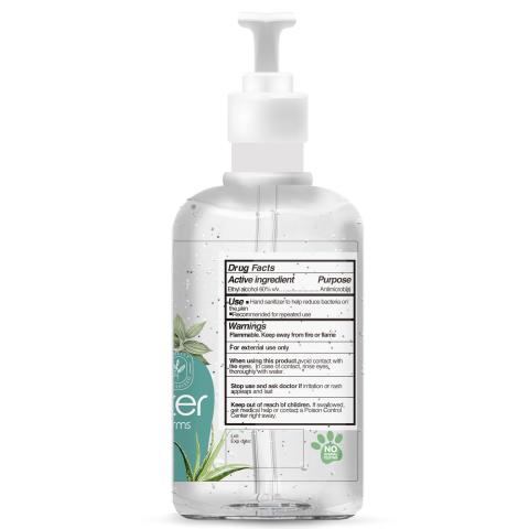 Moisturizing hand sanitizer with aloe vera 8.12 fl oz (240ml) Image