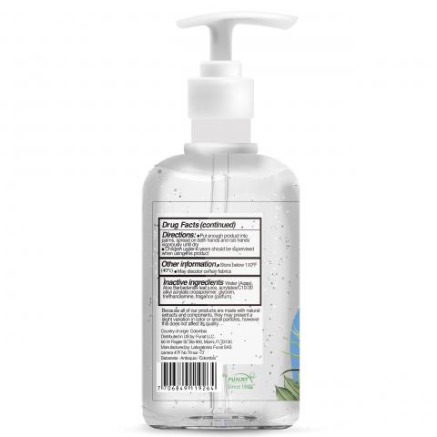 Moisturizing hand sanitizer with aloe vera 8.12 fl oz (240ml) Image