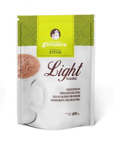 Light chocolate powder with stevia Image