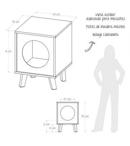 PETS SIDE TABLE Image