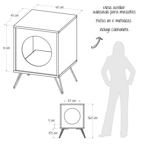 CAT SIDE TABLE Image