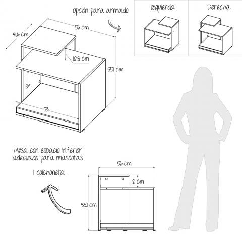 CAT & DOG SIDE TABLE Image