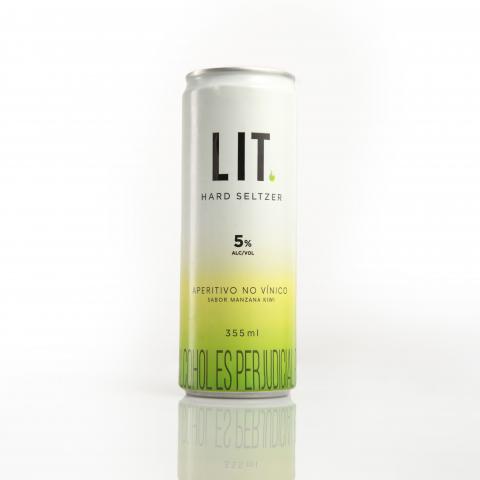 LIT Hard Seltzer Green Apple Kiwi Image