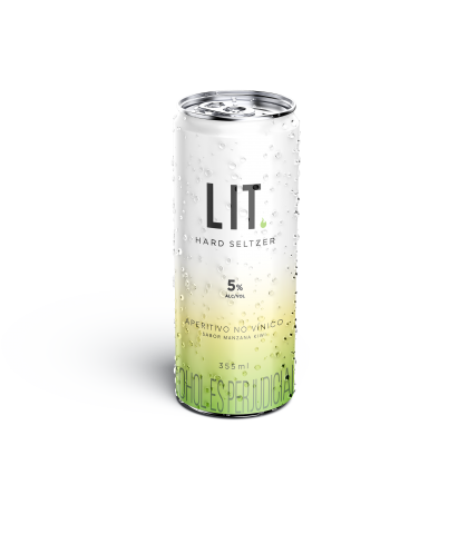 LIT Hard Seltzer Green Apple Kiwi Image