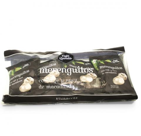 Meringues with coffee