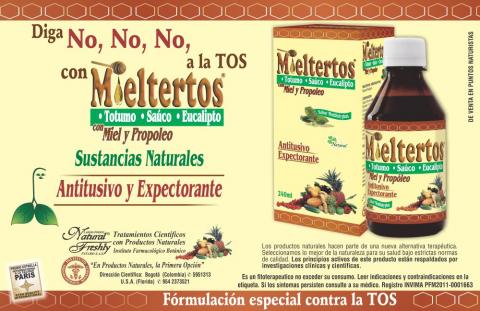MIELTRTOS® - HONEY - TOTUMO -ELDERBERRY - EUCALYPTUS - PROPOX240M Image