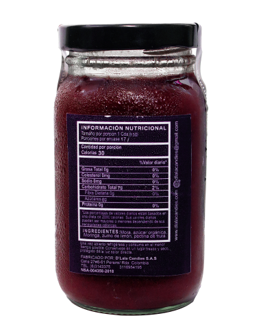 Mixed fruit to spread blackberry and moringa Image
