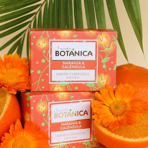 Orange & Calendula Natural Soap Bar Image