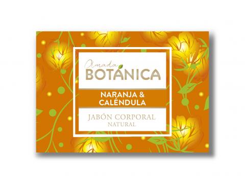 Orange & Calendula Natural Soap Bar Image
