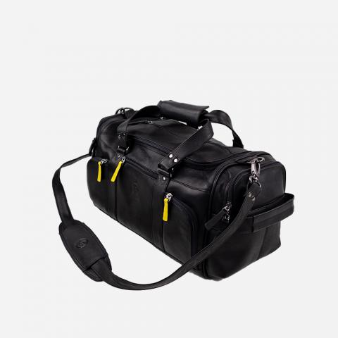 GENUINE COLOMBIAN LEATHER | Perfect Carry-on or Gym Bag in Brown, Black, or Tan Image