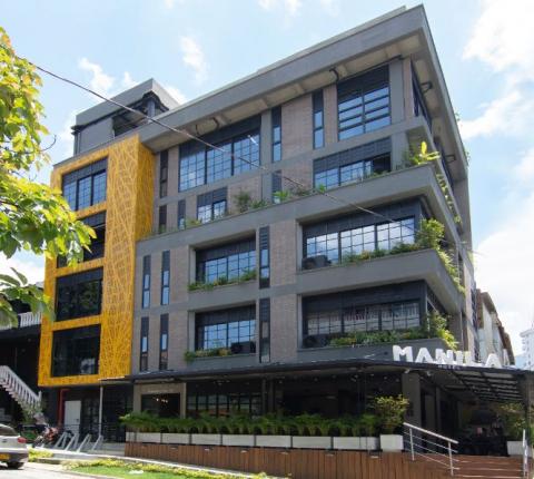 Architectural fronts and facades Image