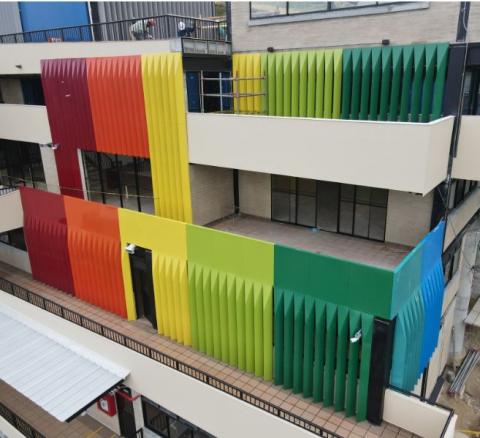 Architectural fronts and facades Image