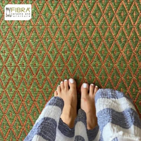 100% handmade fique rug Image