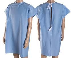 DISPOSABLE PATIENT HOSPITAL GOWN Image