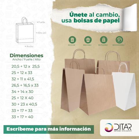 Kraft paper bags Image