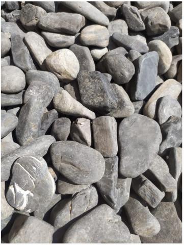 Indoor and outdoor decorative pebbles and for gabions. Image