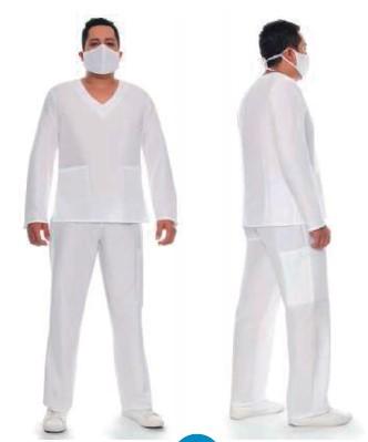 LONG SLEEVE ANTI FLUID PAJAMAS Image