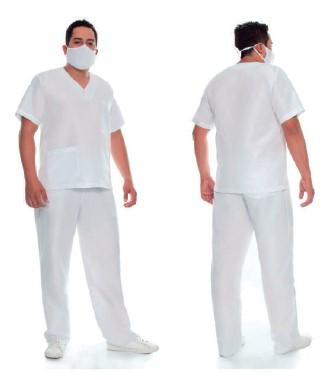 ANTI FLUID SHORT SLEEVE PAJAMAS Image