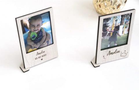 WOODEN POLAROID PHOTO FRAME Image