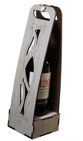 WOODEN WINE HOLDER Image
