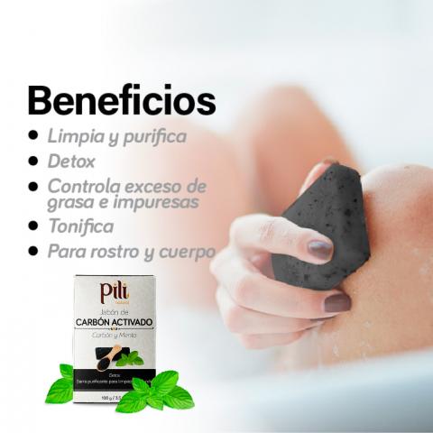 Activated Charcoal Soap. 3.5 OZ Image