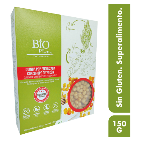 Quinoa pop caramelized with yacon syrup Image